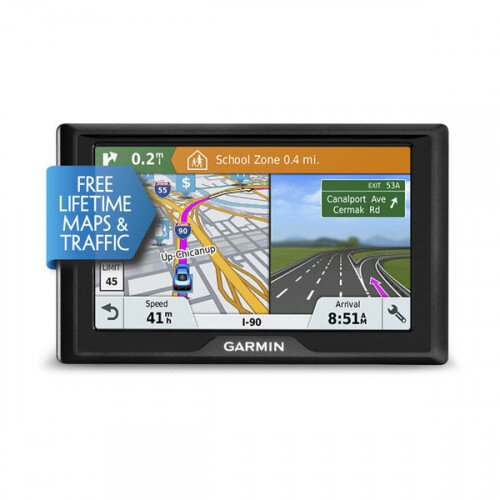 Garmin Drive 51 LMT-S GPS Navigator - 5" - U.S. & Canada - Lifetime Maps & Live Traffic