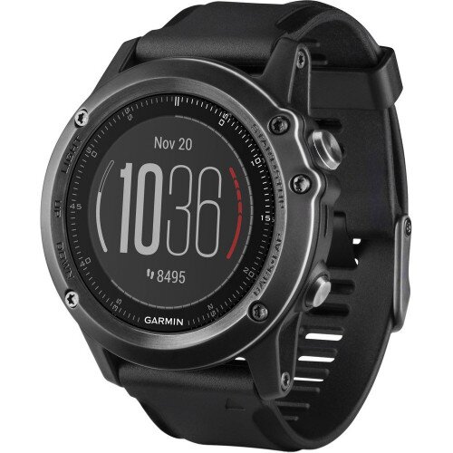 Garmin fenix 3 HR GPS Watch - Slate Gray with Black Band