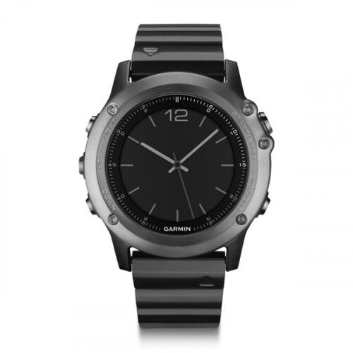 Garmin fenix 3 Sapphire GPS Watch - Gray with Metal Band