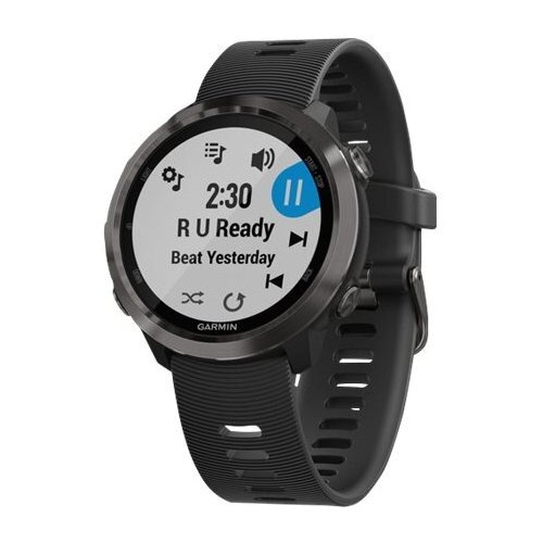 Garmin Forerunner 645 Music GPS Running Watch - Black with Slate Hardware