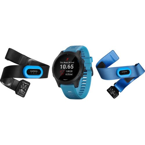 Garmin Forerunner 945 Premium Running Watch - Blue Bundle