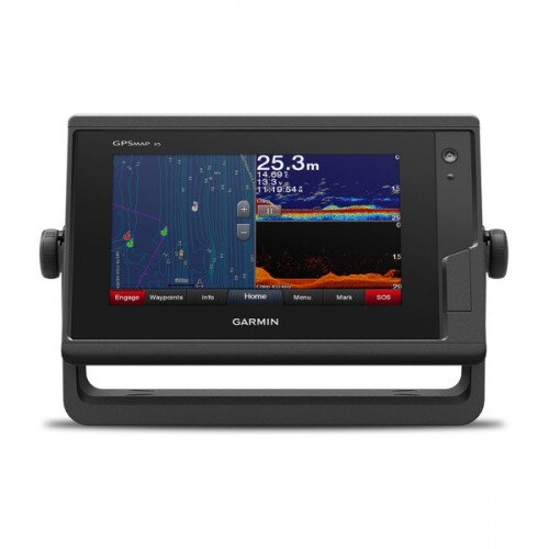 Garmin GPSMAP 722xs Chartplotter - ClearVu and Traditional CHIRP Sonar with Worldwide Basemap