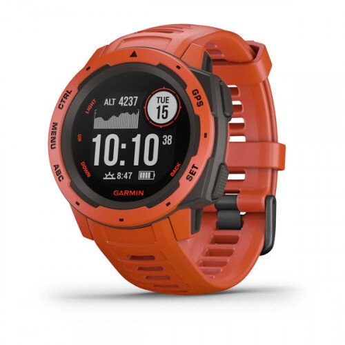 Garmin Instinct Outdoor GPS Smart Watch - Flame Red