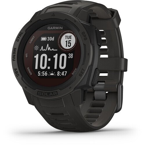Garmin Instinct Solar Outdoor GPS Watch - Standard - Graphite