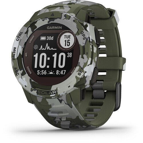 Garmin Instinct Solar Outdoor GPS Watch - Camo Edition - Lichen Camo