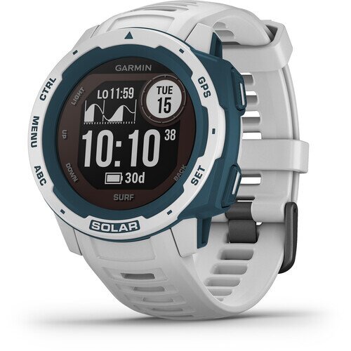 Garmin Instinct Solar Outdoor GPS Watch - Surf Edition - Cloudbreak