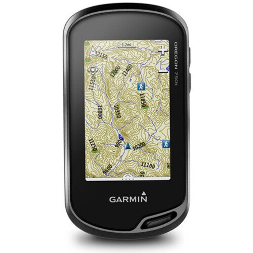 Garmin Oregon 750t Handheld GPS - TOPO U.S. 100K Maps