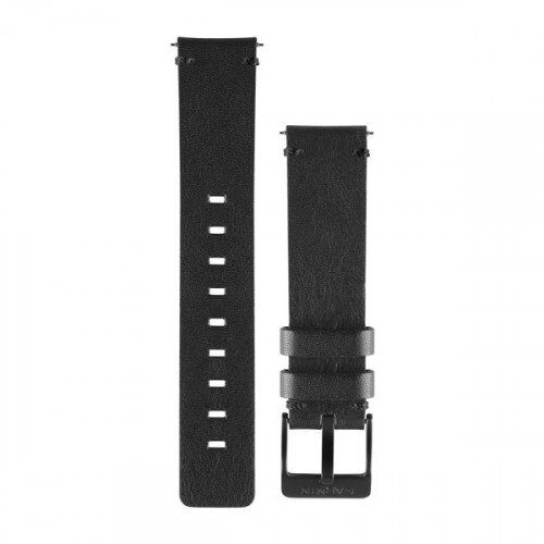 Garmin Quick Release Bands (vivomove) - Black Leather Watch