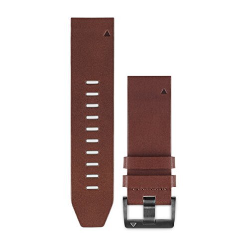 Garmin QuickFit 22 Watch Bands - Brown Leather