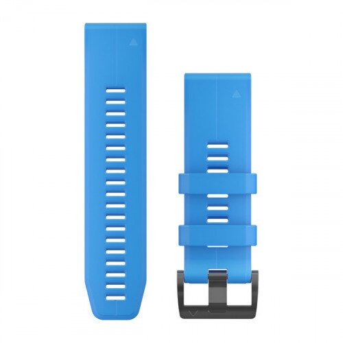 Garmin QuickFit 26 Watch Bands - Cyan Blue Silicone