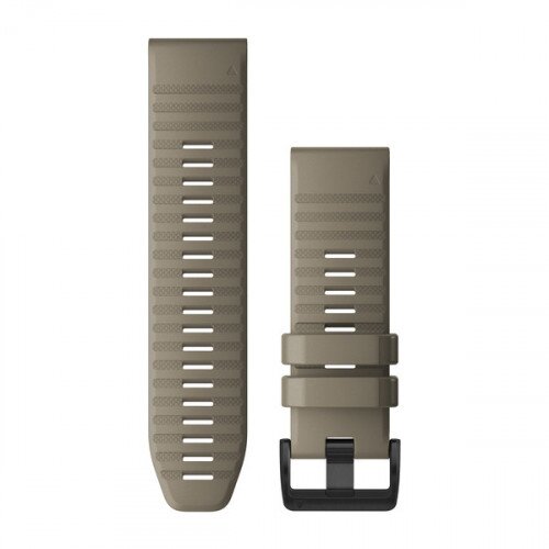 Garmin QuickFit 26 Watch Bands - Dark Sandstone Silicone
