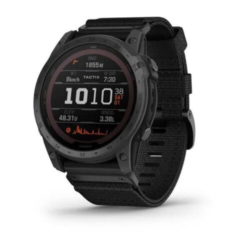 Garmin Tactix 7 Multisport GPS Smartwatch - Pro Ballistics Edition - Solar Powered Tactical GPS Watch with Applied Ballistics and Nylon Band