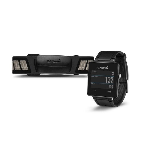 Garmin vivoactive Bundle (Includes Heart Rate Monitor) - Black