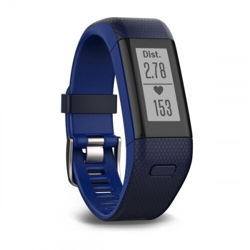 Garmin vivosmart HR+ Activity Tracker - Midnight Blue/ Bolt Blue - Regular