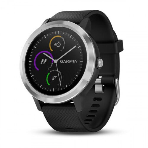 Garmin vivoactive 3 GPS Smartwatch - Black with Silver Hardware