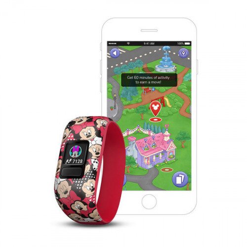 Garmin vivofit jr. 2 Activity Tracker - Disney Minnie Mouse - Stretchy