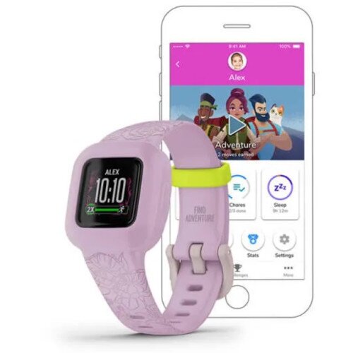 Garmin vivofit jr. 3 Activity Tracker - Lilac Floral