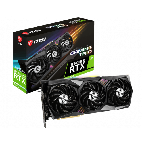 MSI GeForce RTX 3080 GAMING TRIO 10G Graphics Card