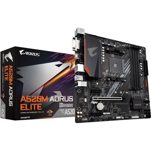 Gigabyte A520M AORUS Elite (Rev. 1.0) Motherboard