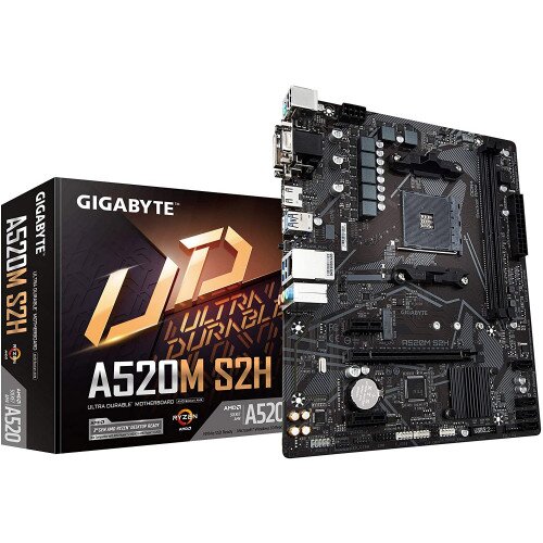 Gigabyte A520M S2H (Rev. 1.0) AMD Ultra Durable Motherboard