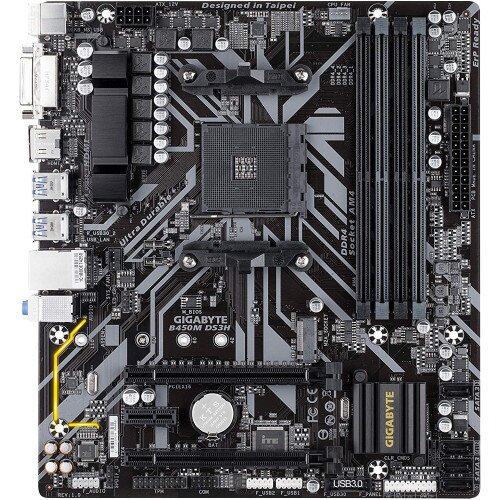 Gigabyte AMD B450 Ultra Durable Motherboard with Realtek GbE LAN with cFosSpeed