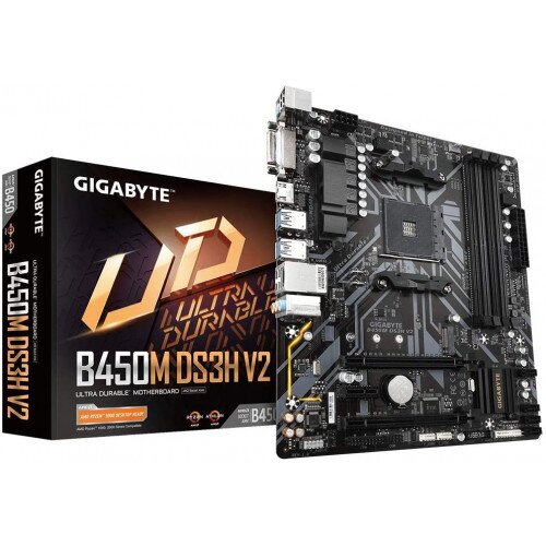 Gigabyte B450M DS3H V2 (Rev. 1.0) Motherboard