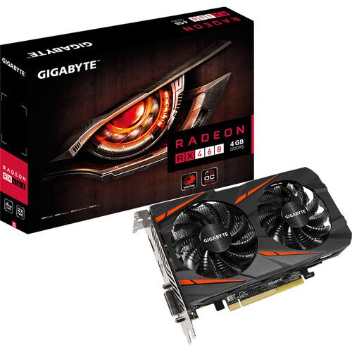 Gigabyte Radeon RX460 WINDFORCE OC 4G Graphics Card