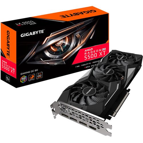 Gigabyte Radeon RX 5500 XT GAMING OC 8G Graphics Card