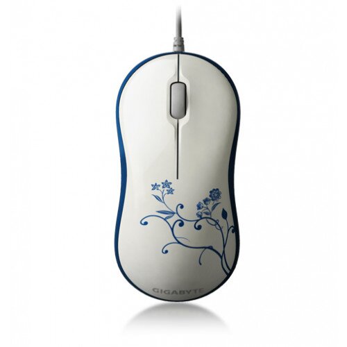 Gigabyte M5050S Curvy Optical Mouse - White