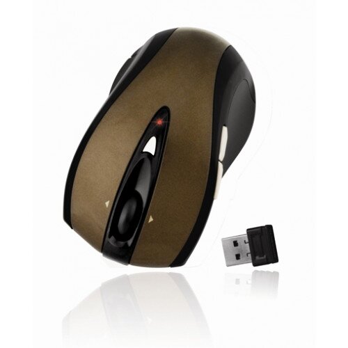 Gigabyte M7800 Wireless Optical Mouse - Brown