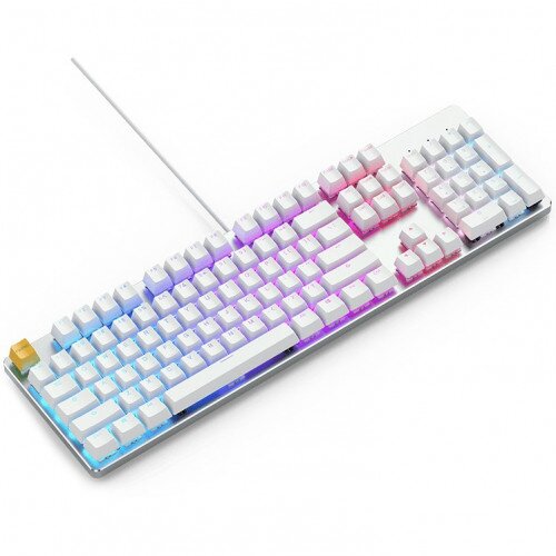 Glorious GMMK Full Size PreBuilt Gaming Keyboard - White