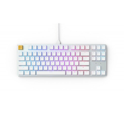 Glorious GMMK Tenkeyless PreBuilt Gaming Keyboard - White