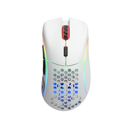 Glorious Model D Wireless RGB Gaming Mouse - Matte White