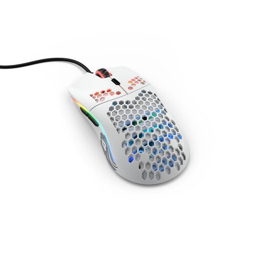 Glorious Model O Glossy RGB Gaming Mouse - White