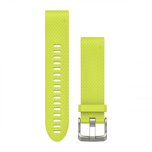 Garmin QuickFit 20 Watch Bands - Amp Yellow Silicone - Small/Medium