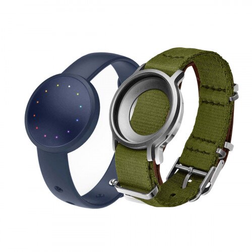 Misfit Shine 2 + NATO Strap Bundle - Spruce - Navy