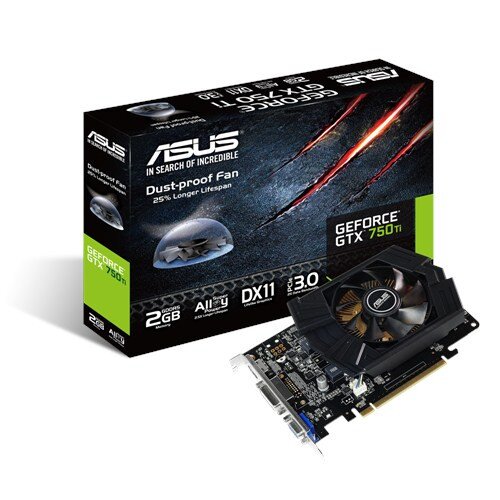 ASUS GeForce GTX 750 TI 2GB GDDR5 Graphics Card