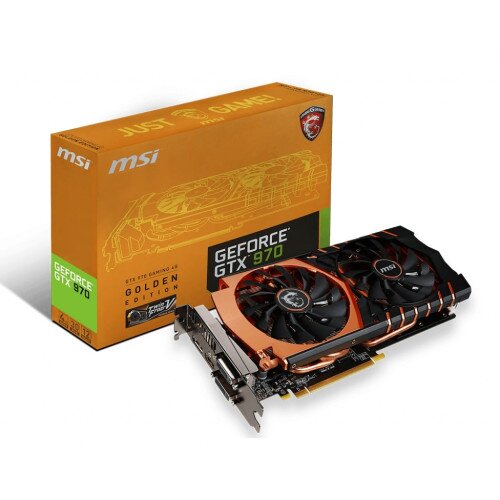 MSI GeForce GTX 970 GAMING 4G Golden Edition Graphics Card
