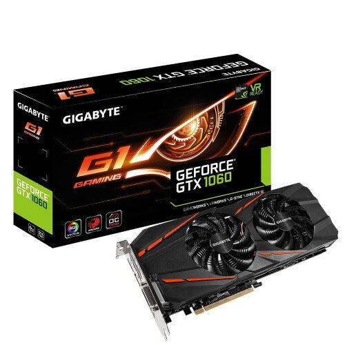 Gigabyte GeForce GTX 1060 G1 Gaming 6G (rev. 1.0) Graphics Card