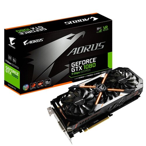 Gigabyte AORUS GeForce GTX 1080 8G 11Gbps (rev. 1.0/1.1) Graphics Card