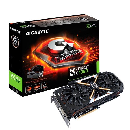 Gigabyte GeForce GTX 1080 Xtreme Gaming Premium Pack 8G (rev. 1.0) Graphics Card
