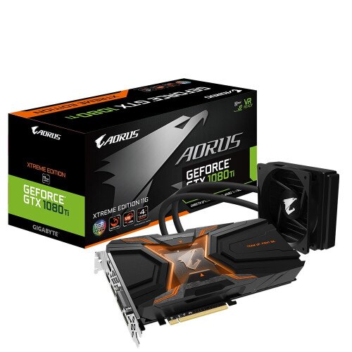 Gigabyte AORUS GeForce GTX 1080 Ti Waterforce Xtreme Edition 11G (rev. 1.0/1.1) Graphics Card