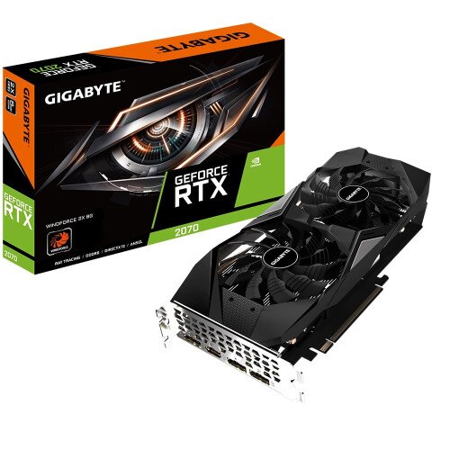 Gigabyte GeForce RTX 2070 WINDFORCE 2X 8G (rev. 1.0/2.0) Graphics Card