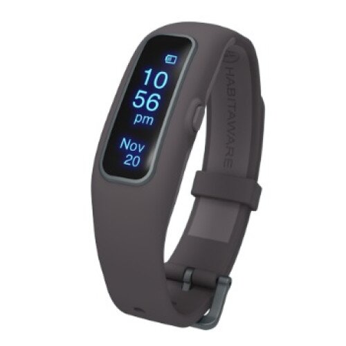 HabitAware Keen2 Awareness Bracelet - Charcoal - L