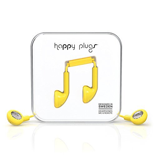 Happy Plugs Earbud Wired Headphones - Yellow