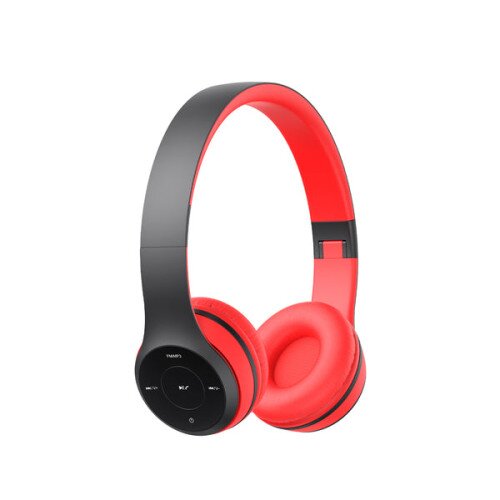 Havit HV-H2575BT Bluetooth Headphones - Black Red