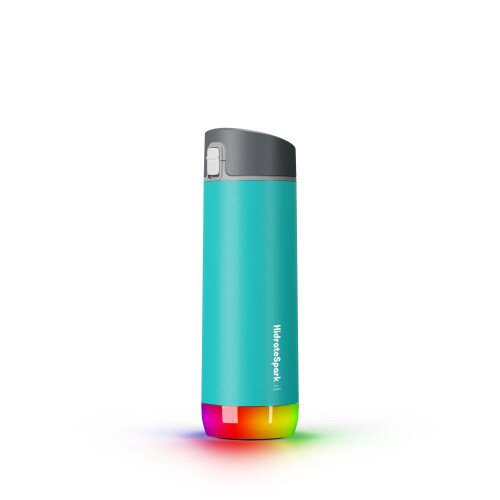Hidrate Spark PRO Bluetooth Smart Water Bottle - 17oz Stainless Steel - Chug - Sea Glass