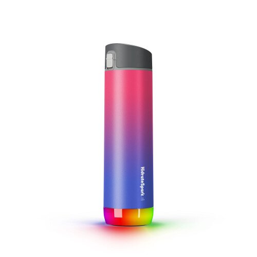 Hidrate Spark PRO Bluetooth Smart Water Bottle - 21oz Stainless Steel - Chug - Sunset