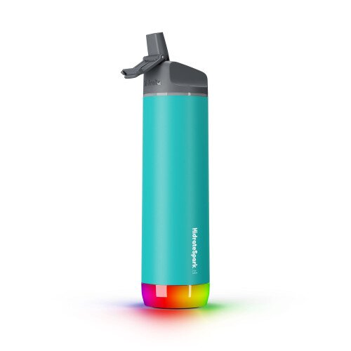 Hidrate Spark PRO Bluetooth Smart Water Bottle - 21oz Stainless Steel - Straw - Sea Glass