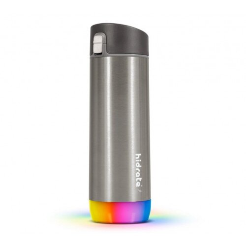 Hidrate Spark Stainless Steel Bluetooth Smart Water Bottle - 17oz - Chug - Brushed